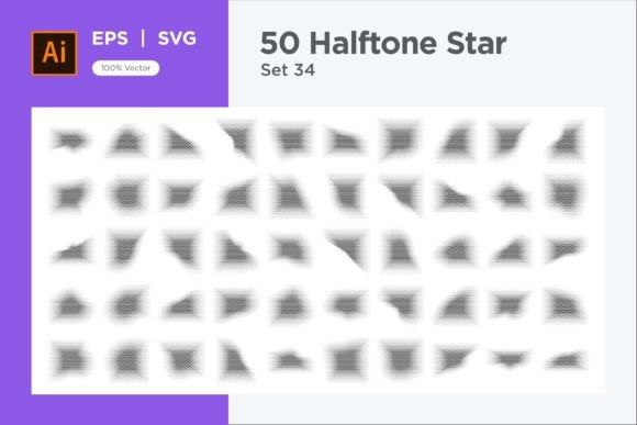 A Guide to Stars Shape Halftone Backgrounds