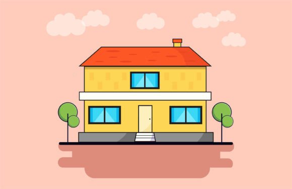 Colorful House Vector Illustration