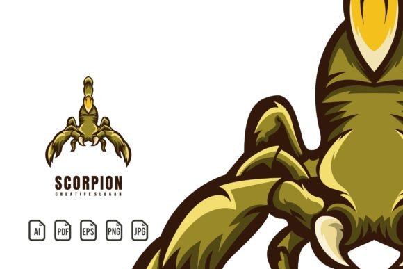 Scorpion Mascot Logo: Bold Vector Identity for Any Project