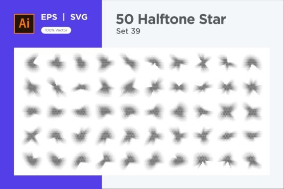 Star Shapes and Halftone Patterns: A Guide to Dynamic Background Design