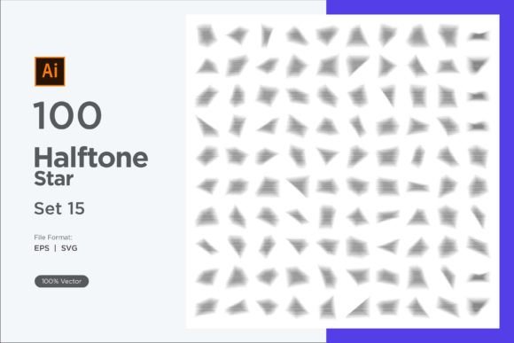 Stars Shape Halftone Background: A Vector Toolkit