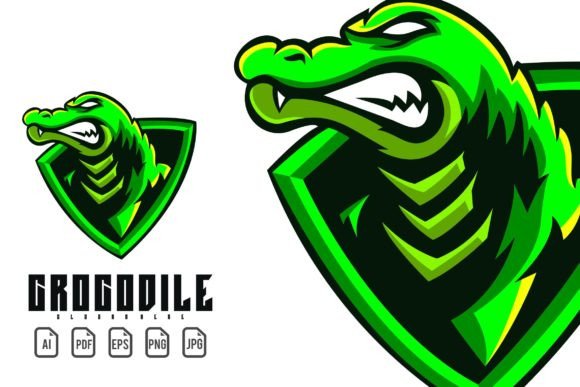 The Power of a Dynamic Crocodile Mascot Logo