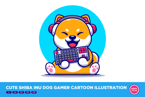 The Rise of the Pixel Pup: How the Cute Shiba Inu Gamer Cartoon Captures Modern Culture