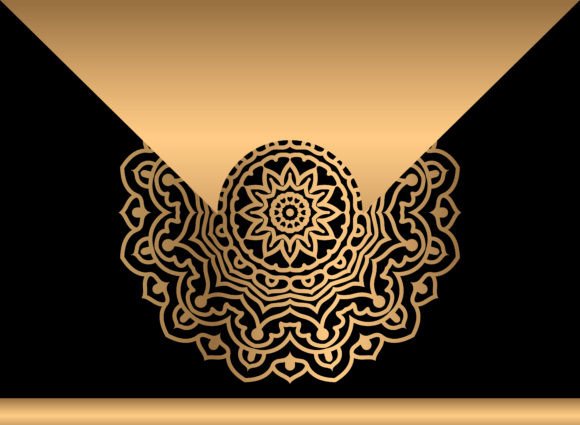 The Ultimate Guide to Using a Luxury Golden Background with Mandala for T-Shirt Design