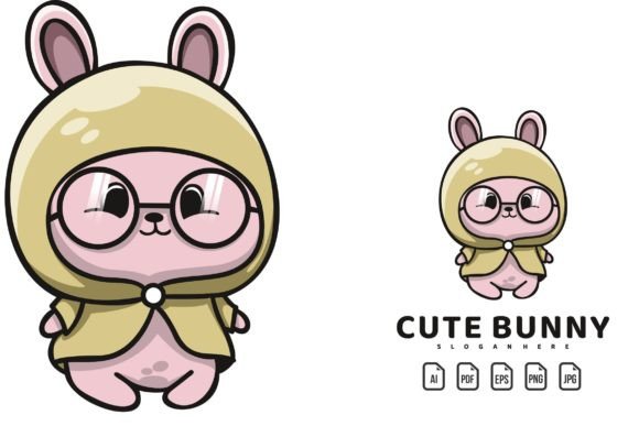 The Versatile Power of a Customizable Cute Bunny Mascot Logo