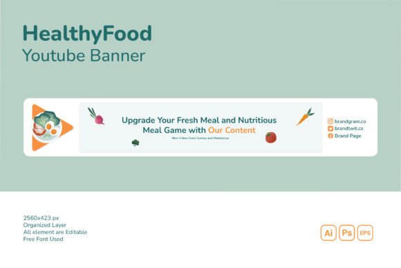 Understanding the Role of a Healthy Food YouTube Banner
