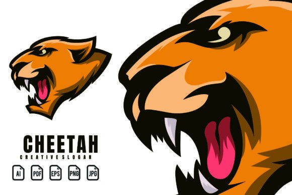 Unleash Your Brand with a Versatile Cheetah Mascot Logo