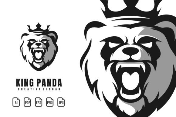 Unleashing the King Panda Mascot Logo for Brands