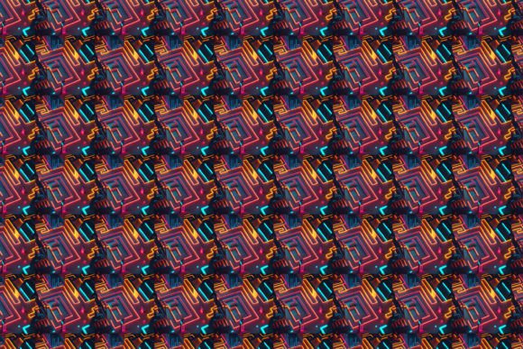 Unlocking Creativity with Neon Line Pattern Backgrounds